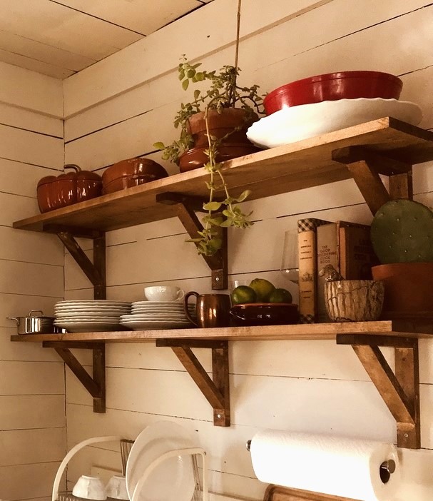 Open Shelving for our tiny cabin Ana White